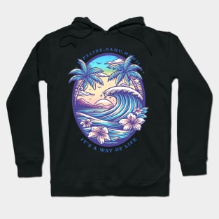 Pipeline Hawaii surf 8202 Hoodie